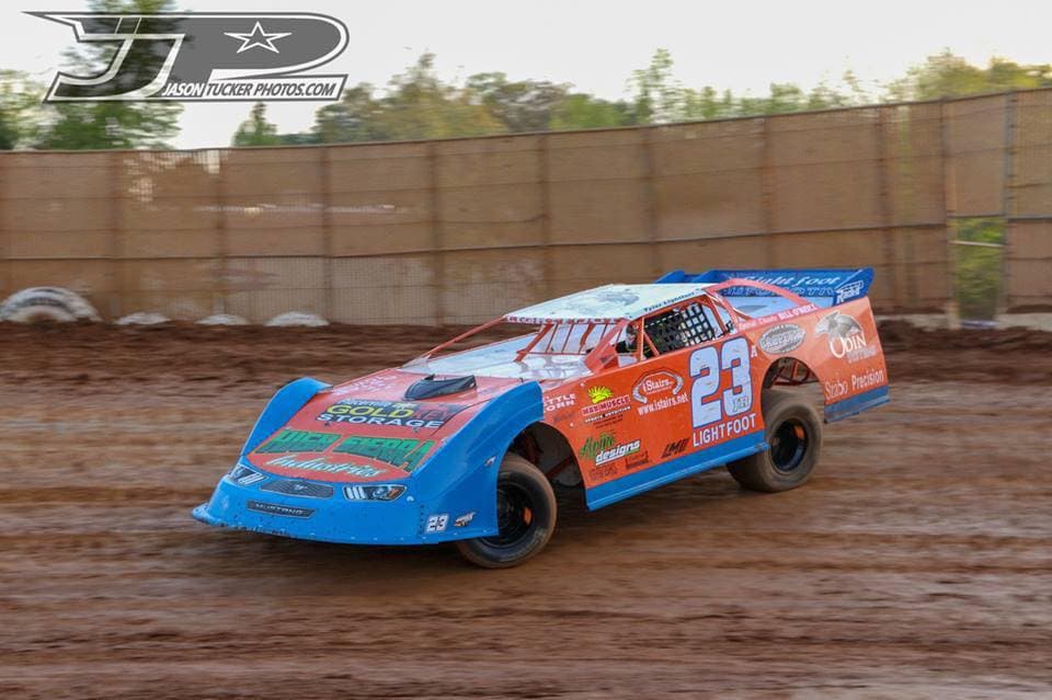 Tyler Lightfoot on track